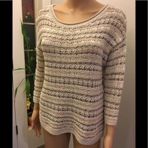 Lucky Brand Crochet Blouse